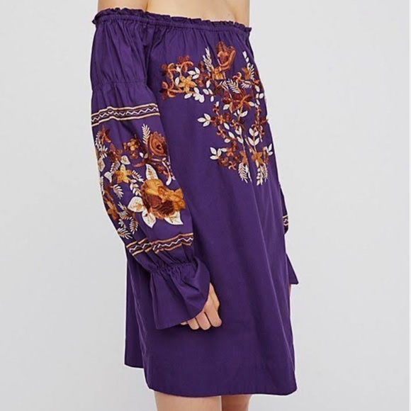 Free People Fleur Du Jour Mini Shift Dress - Picture 3 of 13